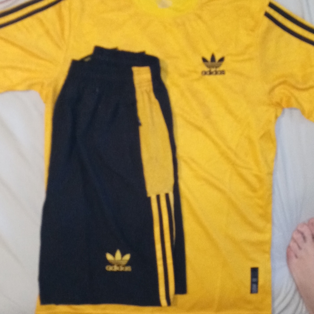 Adidas shirt and shorts set